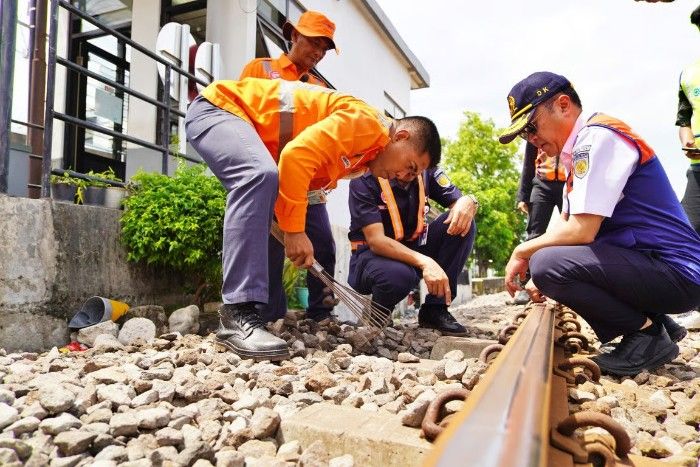 KAI Daop 7 Madiun Tingkatkan Mitigasi dan Kesiapsiagaan Prasarana